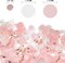 Rose Gold, Pink & White Tissue Confetti Dots – 1.76oz Table Scatter for Parties